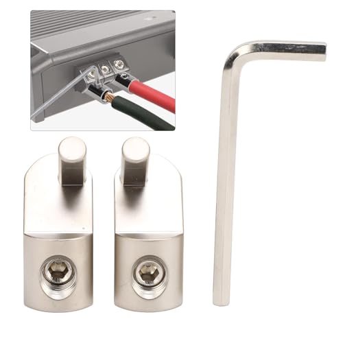 1 Paar Eingangsdrahtstärken-Reduzierer, Offset-Stromerdung 45 Grad, 1/0 Gauge auf 4 Gauge Ampere-Draht-Reduzierer für Auto-Audio-Verstärker 1 Paar Eingangsdrahtstärken-Reduzierer, Offset-Stromerdung 45 Grad, 1/0 Gauge auf 4 Gauge Ampere-Draht-Reduzierer für Auto-Audio-Verstärker von Jadeshay
