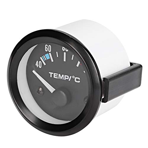 Jadeshay Auto Wasser temperaturanzeiger, 2 Zoll 52 mm 12V Universal Auto LED Digital temperaturanzeige mit Sensor, 40-120°C (Weiß) Jadeshay Auto Wasser temperaturanzeiger, 2 Zoll 52 mm 12V Universal Auto LED Digital temperaturanzeige mit Sensor, 40-120°C (Weiß) von Jadeshay