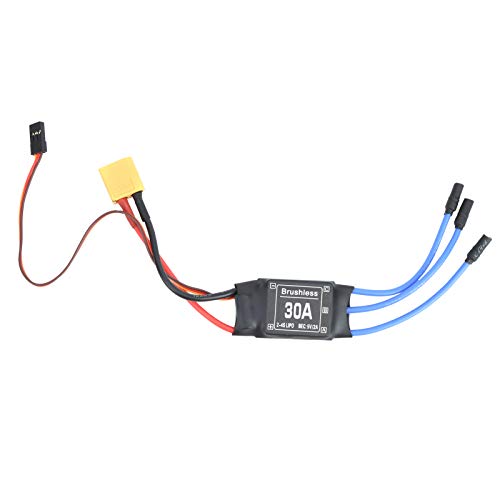 Jadeshay Brushless ESC XT60 30A Elektronischer Geschwindigkeitsregler für RC-Fernbedienung Drone Helicopter FPV Jadeshay Brushless ESC XT60 30A Elektronischer Geschwindigkeitsregler für RC-Fernbedienung Drone Helicopter FPV von Jadeshay