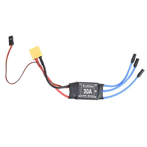 Jadeshay Brushless ESC XT60 30A Elektronischer Geschwindigkeitsregler für RC-Fernbedienung Drone Helicopter FPV von Jadeshay