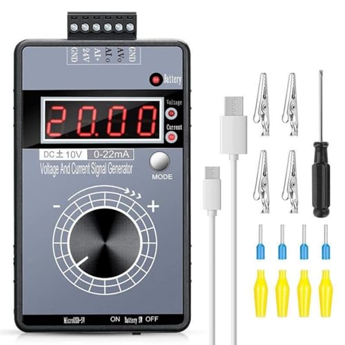 Jadeshay Signalgenerator 0‑22mA Spannungsstromsignalgenerator, Hanheld Signal Generator 0‑10V Digitaler Signalgenerator Einstellbare Stromspannung Analoger Simulator Jadeshay Signalgenerator 0‑22mA Spannungsstromsignalgenerator, Hanheld Signal Generator 0‑10V Digitaler Signalgenerator Einstellbare Stromspannung Analoger Simulator von Jadeshay