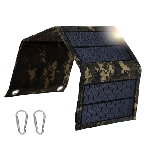 Jadeshay Solar Ladegerät USB, 20W Solar Ladegerät Faltbares Solarpanel Tragbares Solar Panel Handy Ladegerät 5V/2A USB-Schnittstelle Außenaufladung for Telefon-Laptop Jadeshay Solar Ladegerät USB, 20W Solar Ladegerät Faltbares Solarpanel Tragbares Solar Panel Handy Ladegerät 5V/2A USB-Schnittstelle Außenaufladung for Telefon-Laptop von Jadeshay