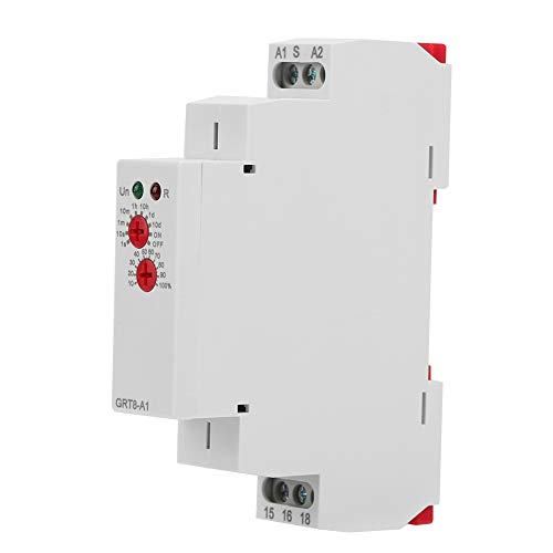 Jadeshay Zeitrelais Einschalten, Verzögerungszeitrelais Einschaltverzögerungszeitrelais GRT8-A1 Verzögerung Timer-Schalter, Din-Schienen Halterung, AC 220V Jadeshay Zeitrelais Einschalten, Verzögerungszeitrelais Einschaltverzögerungszeitrelais GRT8-A1 Verzögerung Timer-Schalter, Din-Schienen Halterung, AC 220V von Jadeshay