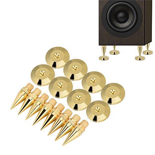 Jadeshay Lautsprecher Spikes, 8 Set 6 x 36MM Lautsprecher Füße Lautsprecher Absorber Fube + Base Pad Fußmatte Jadeshay Lautsprecher Spikes, 8 Set 6 x 36MM Lautsprecher Füße Lautsprecher Absorber Fube + Base Pad Fußmatte von Jadeshay