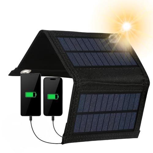 Jadeshay Solarpanel Camping, 10W 5V Solarpanel Faltbar Solar Ladegerät Handy Solarzellen-Ladegerät Mobile Solarstromversorgung Außenaufladung for Telefon-Laptop Jadeshay Solarpanel Camping, 10W 5V Solarpanel Faltbar Solar Ladegerät Handy Solarzellen-Ladegerät Mobile Solarstromversorgung Außenaufladung for Telefon-Laptop von Jadeshay