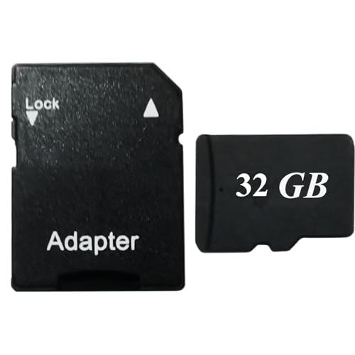 Jadfezy 32GB Micro SD Speicherkarte mit Adapter, Klasse 10 SD-Karte geeignet für Action-Kamera von Jadfezy