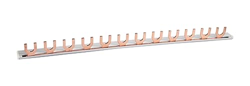 1-Phasen Gabelschiene, geschlossen 12 x 1 Pol, 216 mm lang, Modulbreite: 17,80 mm von Jäger Direkt