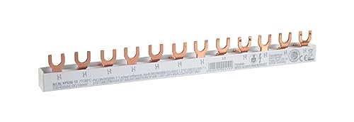 3-Phasen Gabelschiene, L-Ausführung, geschlossen 4 x 3 Pole, 216 mm lang, Modulbreite: 17,80 mm von Jäger Direkt