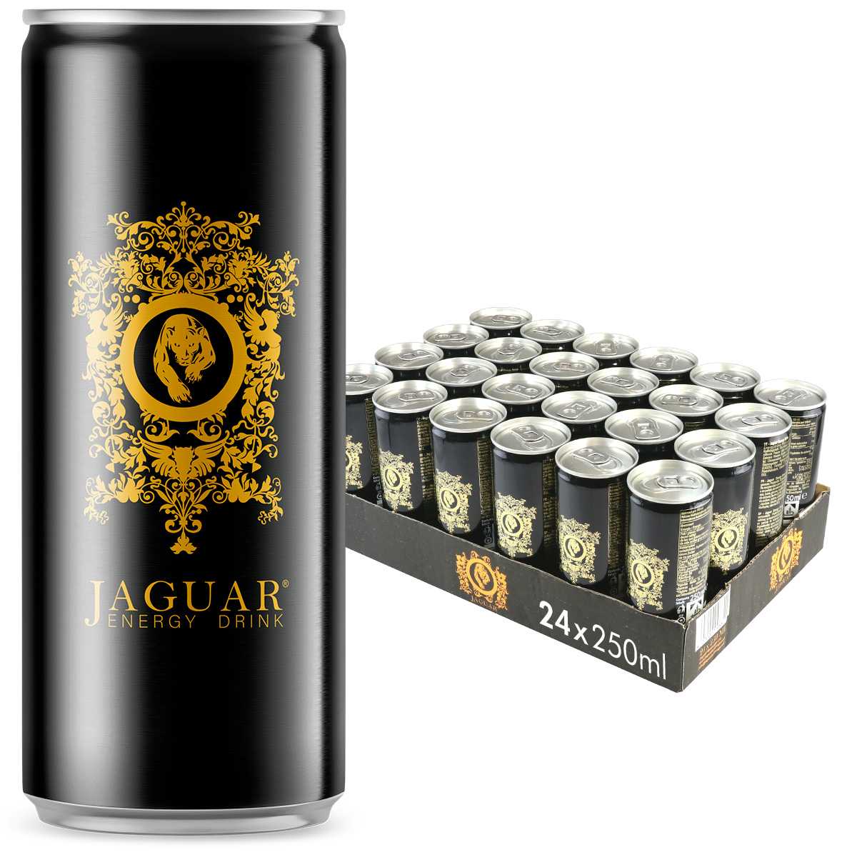 Jaguar Classic Energy Drink 24x 250 ml (inkl. PFAND koffeinhaltiger Energy Drink in Einweg Dose) von Jaguar