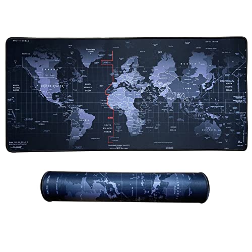 Jahosin Großes Gaming-Mauspad mit genähten Kanten,[70x30cm] Erweitertes Mauspad mit Rutschfester Naturkautschukbasis für Gamer/Desktop/Büro/Home(70x30 DiTde) von Jahosin