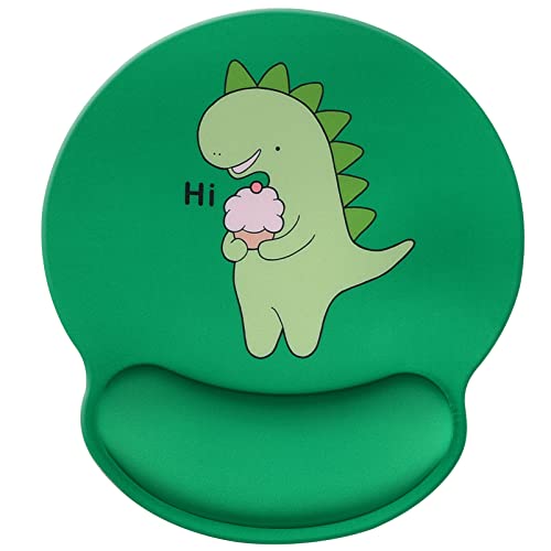 Mauspad mit Handgelenkstütze,Jahosin Pure Black Ergonomische Handgelenkauflage,bequemes Memory Foam Anti-Rutsch-Handgelenkpolster für Computer und Büro 25x23 Gdinosaur Mauspad mit Handgelenkstütze,Jahosin Pure Black Ergonomische Handgelenkauflage,bequemes Memory Foam Anti-Rutsch-Handgelenkpolster für Computer und Büro 25x23 Gdinosaur von Jahosin