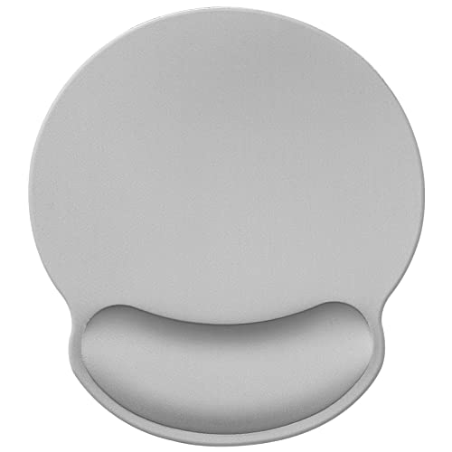 Jahosin Mauspad mit Handgelenkstütze, Pure Black Ergonomische Handgelenkauflage,bequemes Memory Foam Anti-Rutsch-Handgelenkpolster für Computer und Büro 25x23 GreyJ Jahosin Mauspad mit Handgelenkstütze, Pure Black Ergonomische Handgelenkauflage,bequemes Memory Foam Anti-Rutsch-Handgelenkpolster für Computer und Büro 25x23 GreyJ von Jahosin