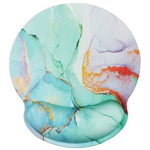 Jahosin Mauspad mit Handgelenkstütze, ergonomische Handgelenkauflage aus Memory-Schaumstoff, rutschfeste Gummiunterseite für Computer und Büro 25x23 Marble Jahosin Mauspad mit Handgelenkstütze, ergonomische Handgelenkauflage aus Memory-Schaumstoff, rutschfeste Gummiunterseite für Computer und Büro 25x23 Marble von Jahosin