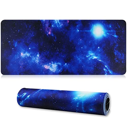 Jahosin XXL Gaming Mauspad, Erweitertes Mauspad,genähte Kanten,2mm,rutschfeste Gummibasis,90x40cm,Schreibtischunterlage für Gaming/Büro/Geschäft 90x40 Bluespace04 Jahosin XXL Gaming Mauspad, Erweitertes Mauspad,genähte Kanten,2mm,rutschfeste Gummibasis,90x40cm,Schreibtischunterlage für Gaming/Büro/Geschäft 90x40 Bluespace04 von Jahosin