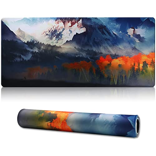 Jahosin XXL Gaming Mauspad, Erweitertes Mauspad,genähte Kanten,2mm,rutschfeste Gummibasis,90x40cm,Schreibtischunterlage für Gaming/Büro/Geschäft-90x40 Moutain05 Jahosin XXL Gaming Mauspad, Erweitertes Mauspad,genähte Kanten,2mm,rutschfeste Gummibasis,90x40cm,Schreibtischunterlage für Gaming/Büro/Geschäft-90x40 Moutain05 von Jahosin