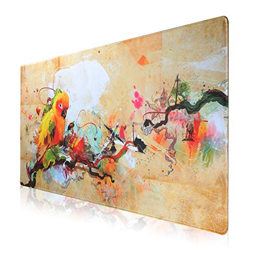 Jahosin XXL Gaming Mauspad, Erweitertes Mauspad,genähte Kanten,2mm,rutschfeste Gummibasis,90x40cm,Schreibtischunterlage für Gaming/Büro/Geschäft-90x40 birduk Jahosin XXL Gaming Mauspad, Erweitertes Mauspad,genähte Kanten,2mm,rutschfeste Gummibasis,90x40cm,Schreibtischunterlage für Gaming/Büro/Geschäft-90x40 birduk von Jahosin