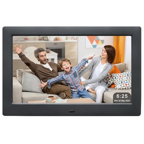 10 Zoll Digitaler Bilderrahmen, Foto Videoplayer mit Fernbedienung, Digitaler Fotorahmen Multi-Slideshow/4-Fenster-Display, elektronischer Bilderrahmen 10 Zoll Digitaler Bilderrahmen, Foto Videoplayer mit Fernbedienung, Digitaler Fotorahmen Multi-Slideshow/4-Fenster-Display, elektronischer Bilderrahmen von Jaihonda