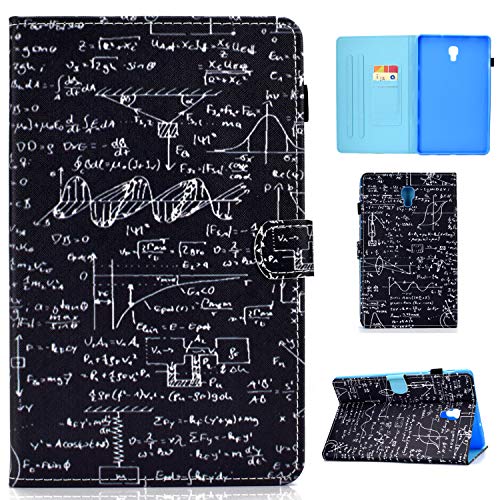 Jajacase Hülle für Galaxy Tab A 10.5 Zoll(SM-T590/T595) - PU Leder,Kratzfeste Schutzhülle Cover Case Tasche mit Standfunktion,Mathematik von Jajacase