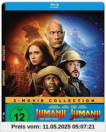 Jumanji: The Next Level / Jumanji: Willkommen im Dschungel (Exklusiv bei Amazon.de) - Steelbook Blu-ray von Jake Kasdan