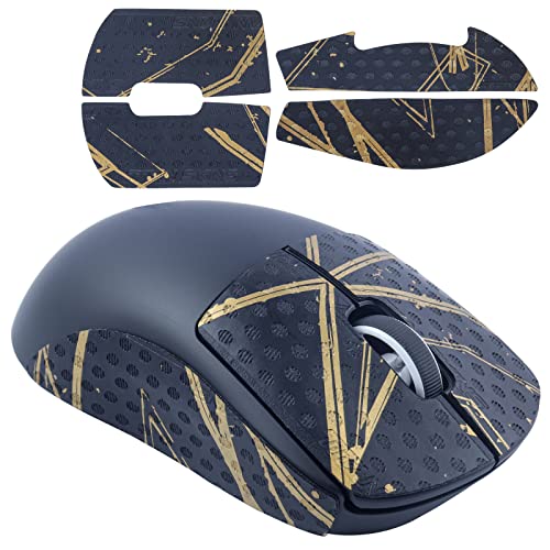 JakeTsai Maus Anti-Rutsch-Griffband für Logitech G PRO X Superlight Wireless Gaming Mouse Skin, schweißresistent, einfach anzubringen, selbstklebendes Design, professionelles Mäuse-Upgrade-Kit von JakeTsai