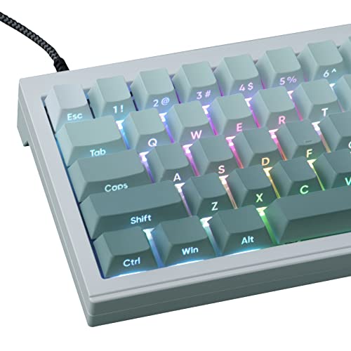 JakeTsai PBT Tastenkappen, 135 Tasten Double Shot Keycaps Side Engraved Transparent Keycap Set Cherry Profile Backlit Keycaps für Cherry MX Switch ASIN/Layout Mechanische Tastatur JakeTsai PBT Tastenkappen, 135 Tasten Double Shot Keycaps Side Engraved Transparent Keycap Set Cherry Profile Backlit Keycaps für Cherry MX Switch ASIN/Layout Mechanische Tastatur von JakeTsai