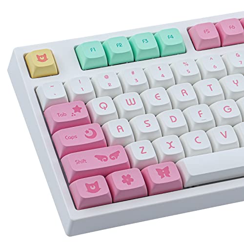 JakeTsai PBT Tastenkappen,143 Tasten Custom Keycaps Full Set,Dye Sublimation XDA Profile Keycaps ASIN Layout Keycaps Kompatibel mit Cherry Gateron MX Switches Mechanische Tastatur JakeTsai PBT Tastenkappen,143 Tasten Custom Keycaps Full Set,Dye Sublimation XDA Profile Keycaps ASIN Layout Keycaps Kompatibel mit Cherry Gateron MX Switches Mechanische Tastatur von JakeTsai