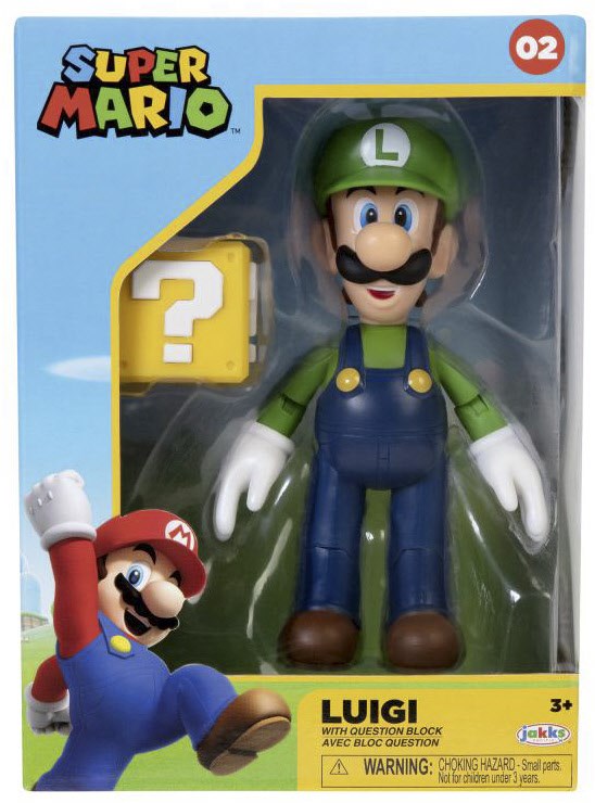 Luigi Figur (10cm) Sammlerbox von JakksPacific