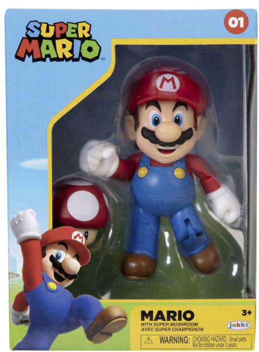 Mario Figur (10cm) Sammlerbox von JakksPacific