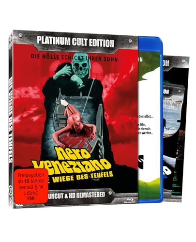 Nero Veneziano - Die Wiege des Teufels - Limited Edition auf 500 Stück - Platinium Cult Collection 53 (Blu-ray+DVD+Bonus-DVD+CD-Soundtrack) von Jakob GmbH