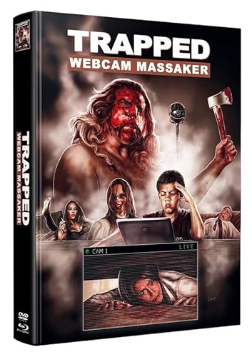 Trapped - Webcam Massaker - wattiertes Mediabook - Limited Edition auf 100 Stück (Blu-ray+DVD) von Jakob GmbH