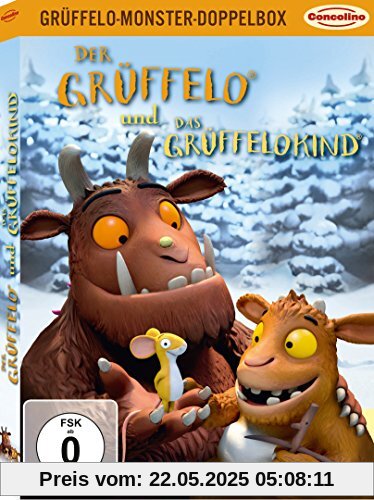 Grüffelo-Monster-Doppelbox: Der Grüffelo / Das Grüffelokind (limitierte Version in O-Card)[2 DVDs] von Jakob Schuh