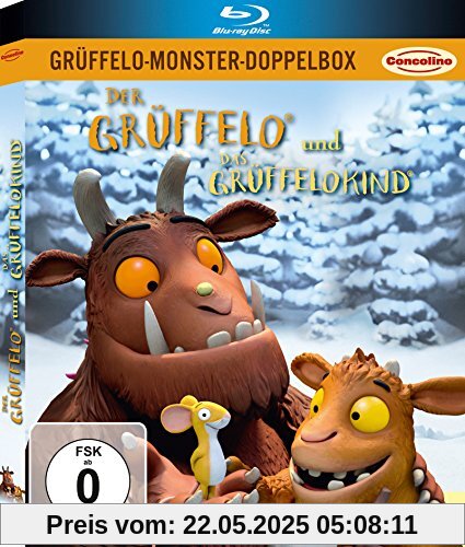 Grüffelo-Monster-Doppelbox: Der Grüffelo / Das Grüffelokind (limitierte Version in O-Card) [2 Discs] [Blu-ray] von Jakob Schuh