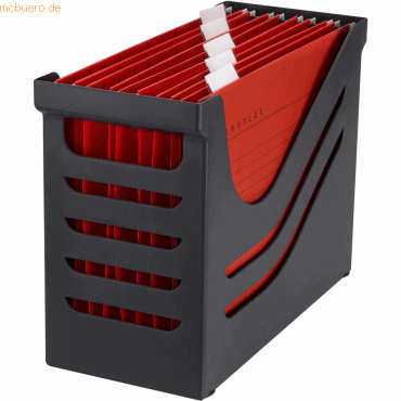 5 x Jalema Hängemappenbox Re-Solution mit Hängemappen schwarz VE=5 Box 5 x Jalema Hängemappenbox Re-Solution mit Hängemappen schwarz VE=5 Box von Jalema