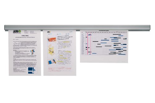 Jalema 1606233 Grip, inklusiv Magnet Befestigung, 1.200 mm, silber/grau von Jalema