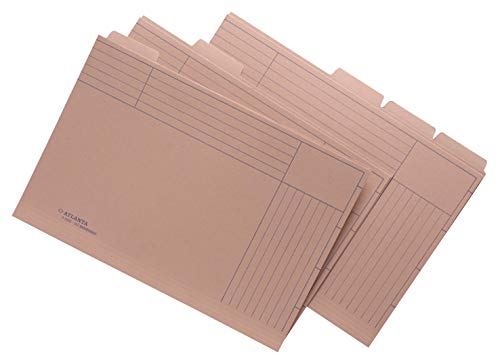 Jalema 2659050000 Einstellmappe mit Register Folio, 5-teilig, 50er Packung von Jalema