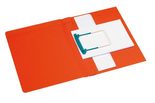 Jalema 3106315 Secolor Clipexmappe Plus A4, Karton, C2C Clipheftung für Langzeitarchivierung, 10er Packung, rot von Jalema