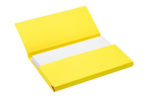 Jalema 3123306 Secolor Dokumentenmappe A4, Karton, C2C Lose Ablage bis 3 cm, 270 gramm, 10er Packung, gelb von Jalema