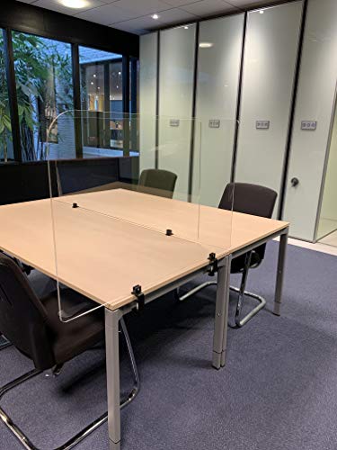 Jalema 7999848 Trennwände für Schreibtisch, transparent, mit Schraubstock für Schreibtisch, 1000 x 650 mm, Acryl, 5 mm Jalema 7999848 Trennwände für Schreibtisch, transparent, mit Schraubstock für Schreibtisch, 1000 x 650 mm, Acryl, 5 mm von Djois