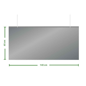 Jalema Spuckschutz 7999811, transparent 140,0 x 65,0 cm von Jalema