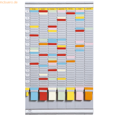 Jalema Wochenplantafelset mit 35 Schlitzen von Jalema