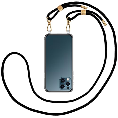 Jalouza Extrakordel für Handykette, Lanyard, Schlüsselband - Kette, PPM-Kordel - Made in Berlin, Maße 165cm x 0,6cm (Noa Pro Gold) von Jalouza