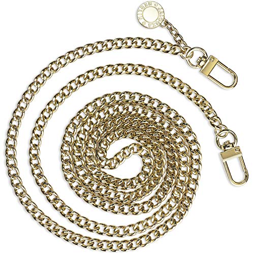 Jalouza Handykette Ersatzkette, Goldfarbene Smartphone Kette zum Wechseln, kombinierbares Handy Necklace zum Umhängen, Gliederkette - Länge 120cm, Made in Berlin von Jalouza