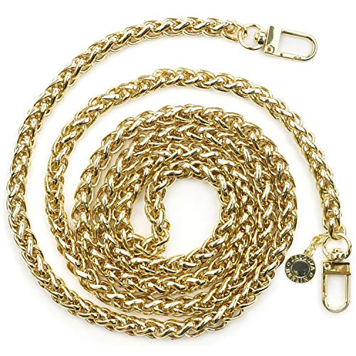Jalouza Extrakordel für Handykette, Lanyard, Schlüsselband - Kette, PPM-Kordel - Made in Berlin, Maße 165cm x 0,6cm (Kette Zopf in Gold) Jalouza Extrakordel für Handykette, Lanyard, Schlüsselband - Kette, PPM-Kordel - Made in Berlin, Maße 165cm x 0,6cm (Kette Zopf in Gold) von Jalouza