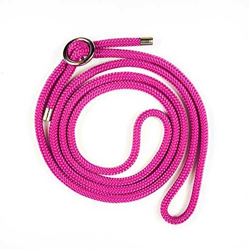 Jalouza Handykette Ersatzschnur in Pink, Smartphone Kordel zum Wechseln, kombinierbares Handyband in Farbe Fuchsia zum Umhängen, Maße 165cm x 0,6cm, Made in Berlin von Jalouza