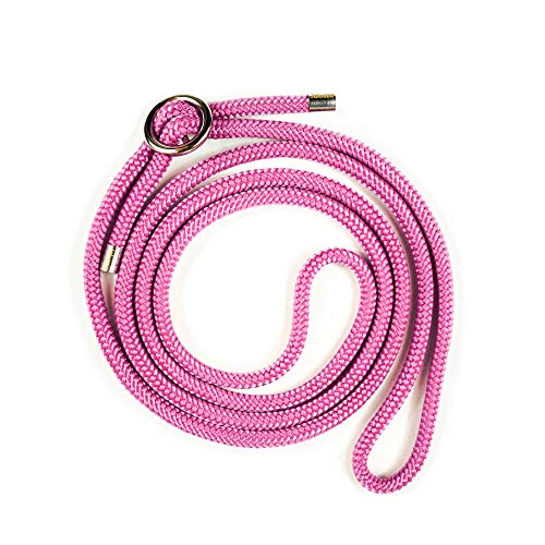 Jalouza Handykette Ersatzschnur in Rosa, Smartphone Kordel zum Wechseln, kombinierbares Handyband in Farbe Granny Pink zum Umhängen, Maße 165cm x 0,6cm, Made in Berlin von Jalouza