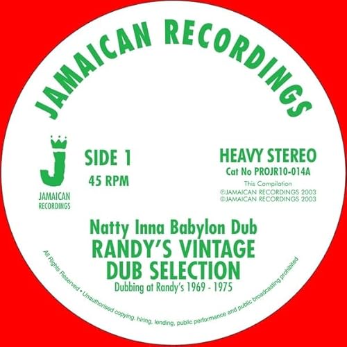 Randy'S Vintage Dub Selection (10") von Jamaican Recordings