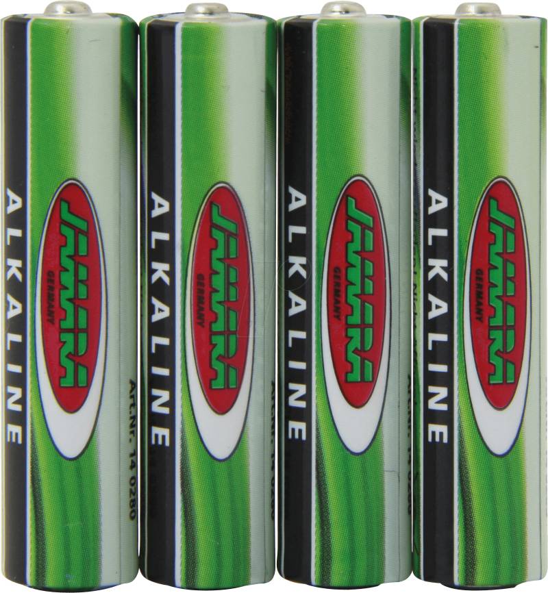 JAMARA 140280 - SuperCell, Alkaline Batterie, AAA (Micro), 4er-Pack von Jamara