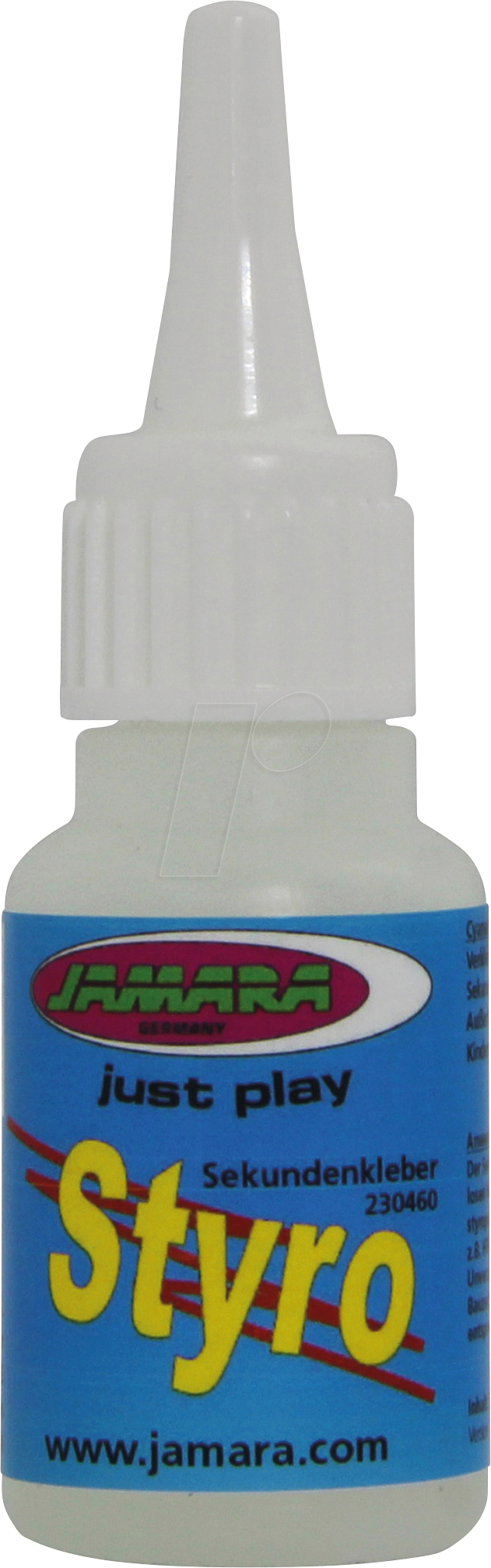 JAMARA 230460 - Sekundenkleber Styro 20g geruchsneutral von Jamara