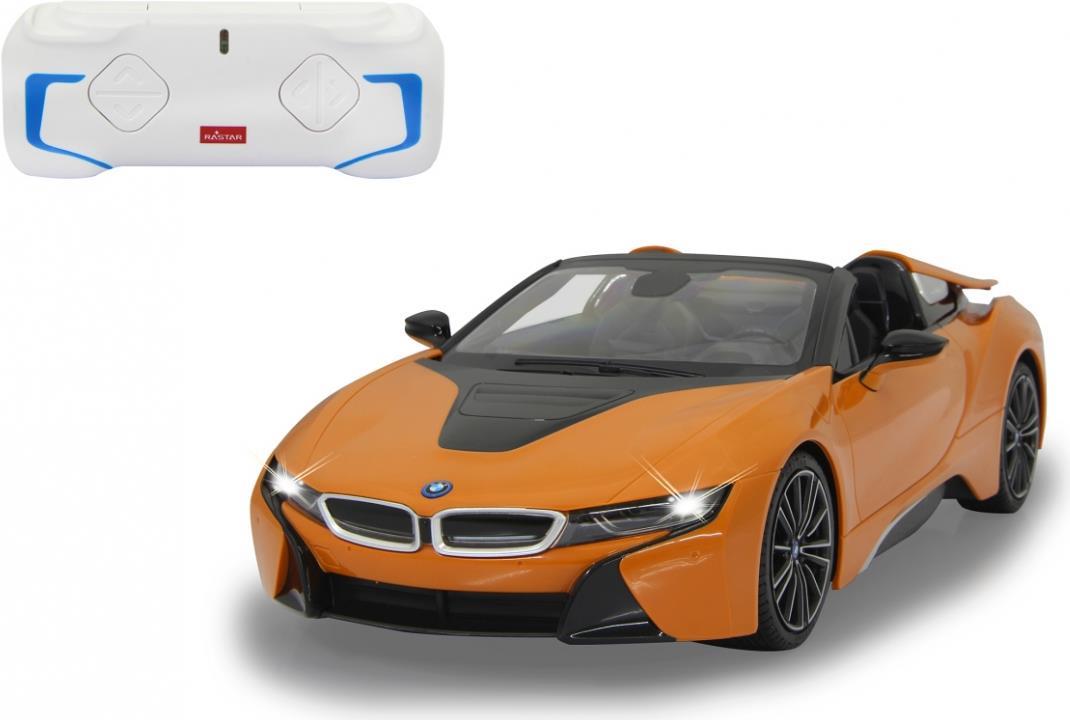 Jamara BMW I8 Roadster 1:12 orange 2.4 GHz A - Sportwagen - Elektromotor - 1:12 - Betriebsbereit (RTR) - Orange - Junge (405183) von Jamara