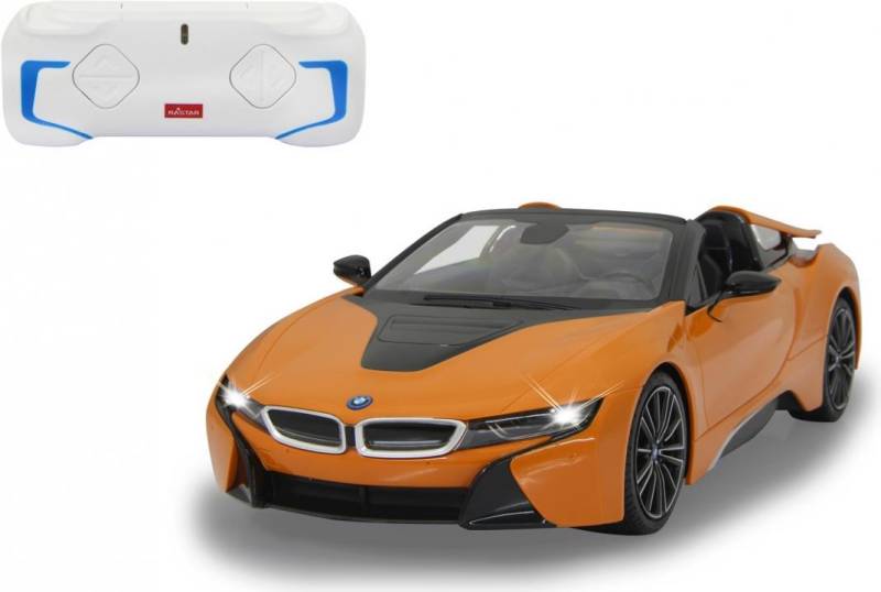 Jamara BMW I8 Roadster 1:12 orange 2.4 GHz A - Sportwagen - Elektromotor - 1:12 - Betriebsbereit (RTR) - Orange - Junge (405183) von Jamara